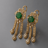Emerald Allure Statement Set - Suramya