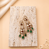Emerald Green Kundan Polki Choker Set - Suramya