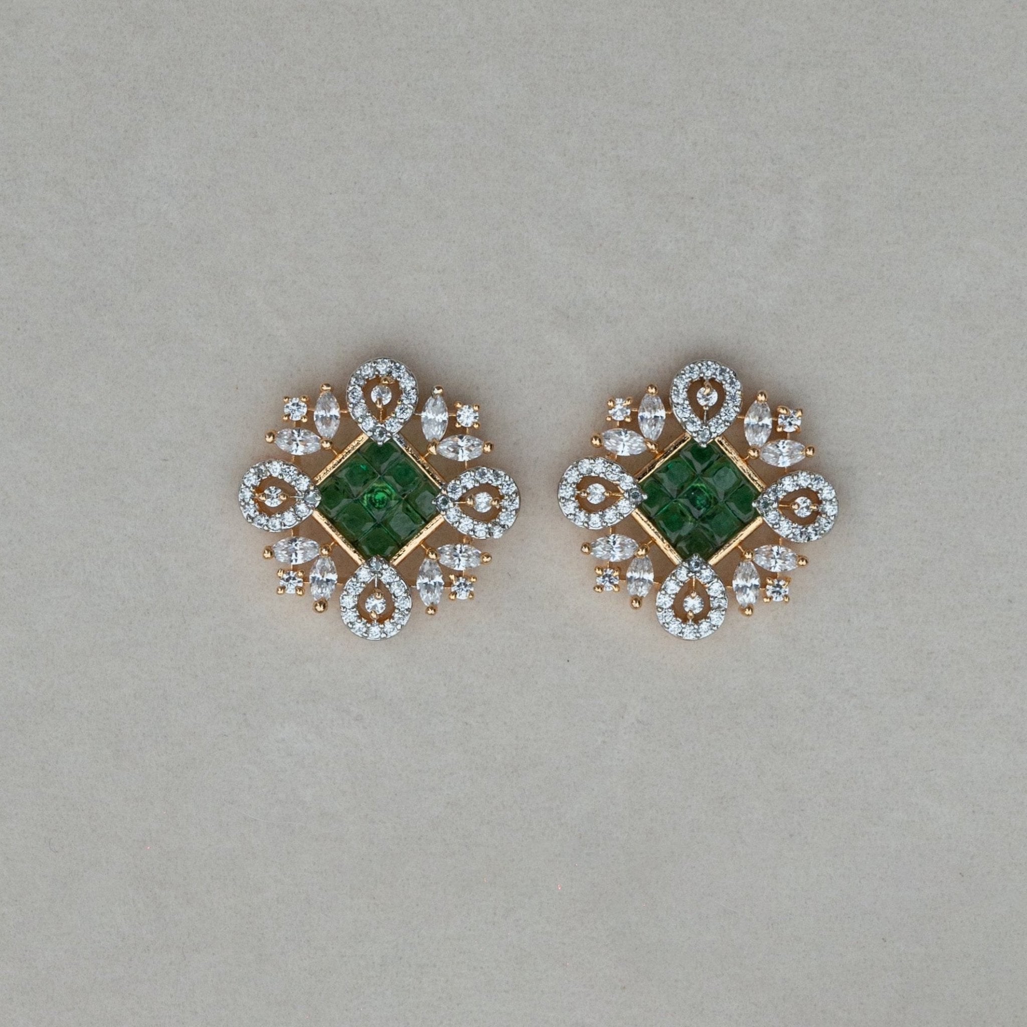 Emerald Royale Studs - Suramya