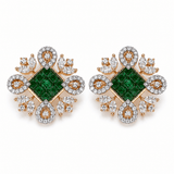 Emerald Royale Studs - Suramya Designs