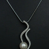 Ethereal Wave Pendant Set - Suramya