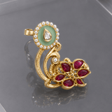 Floral Ear Cuff - Suramya Designs
