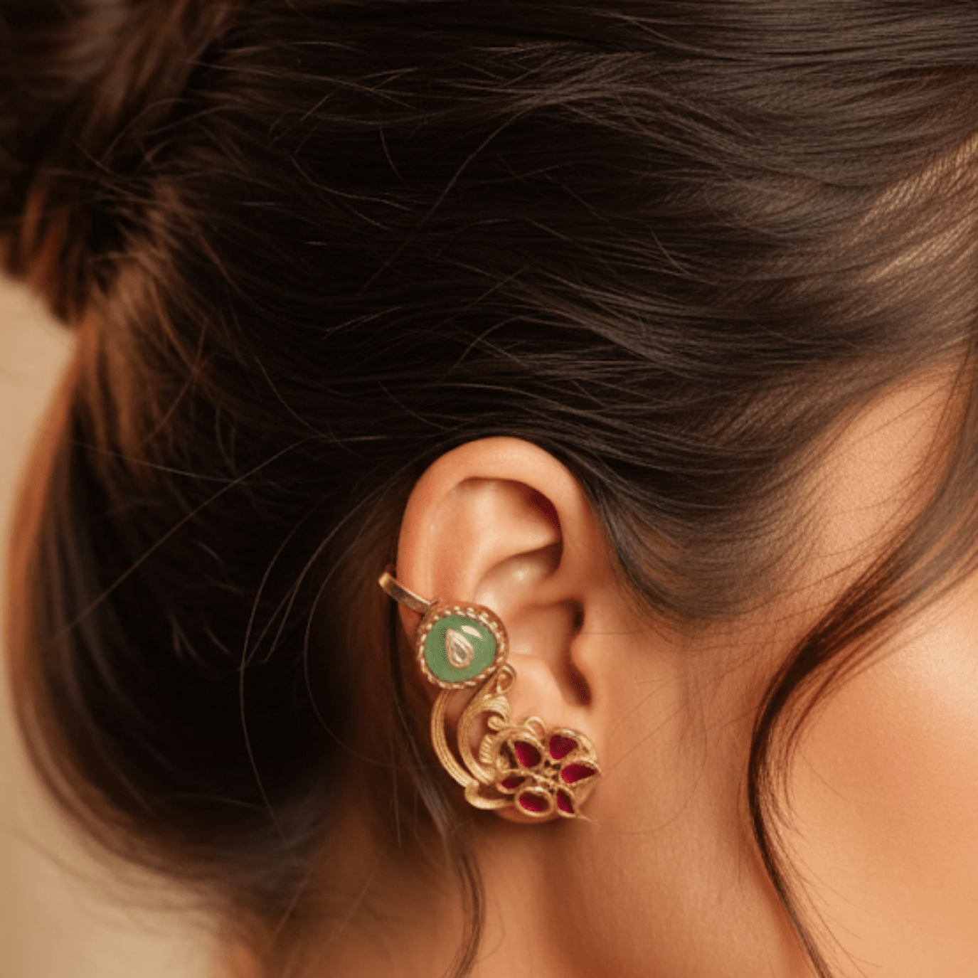Floral Ear Cuff - Suramya