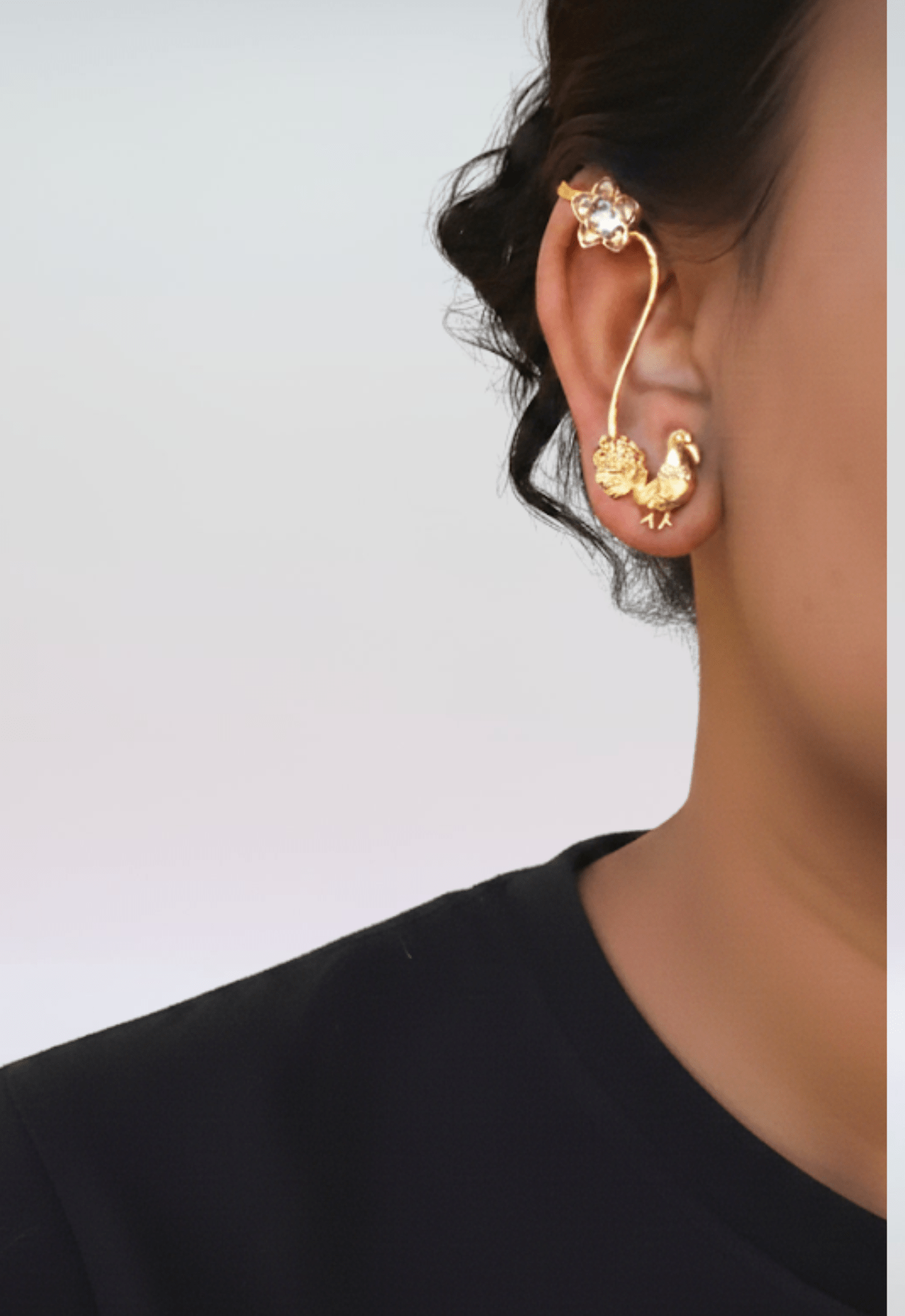 Floral Mor Ear Cuff - Suramya