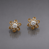 Floral Whisper Studs - Suramya Designs