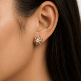 Floral Whisper Studs - Suramya Designs