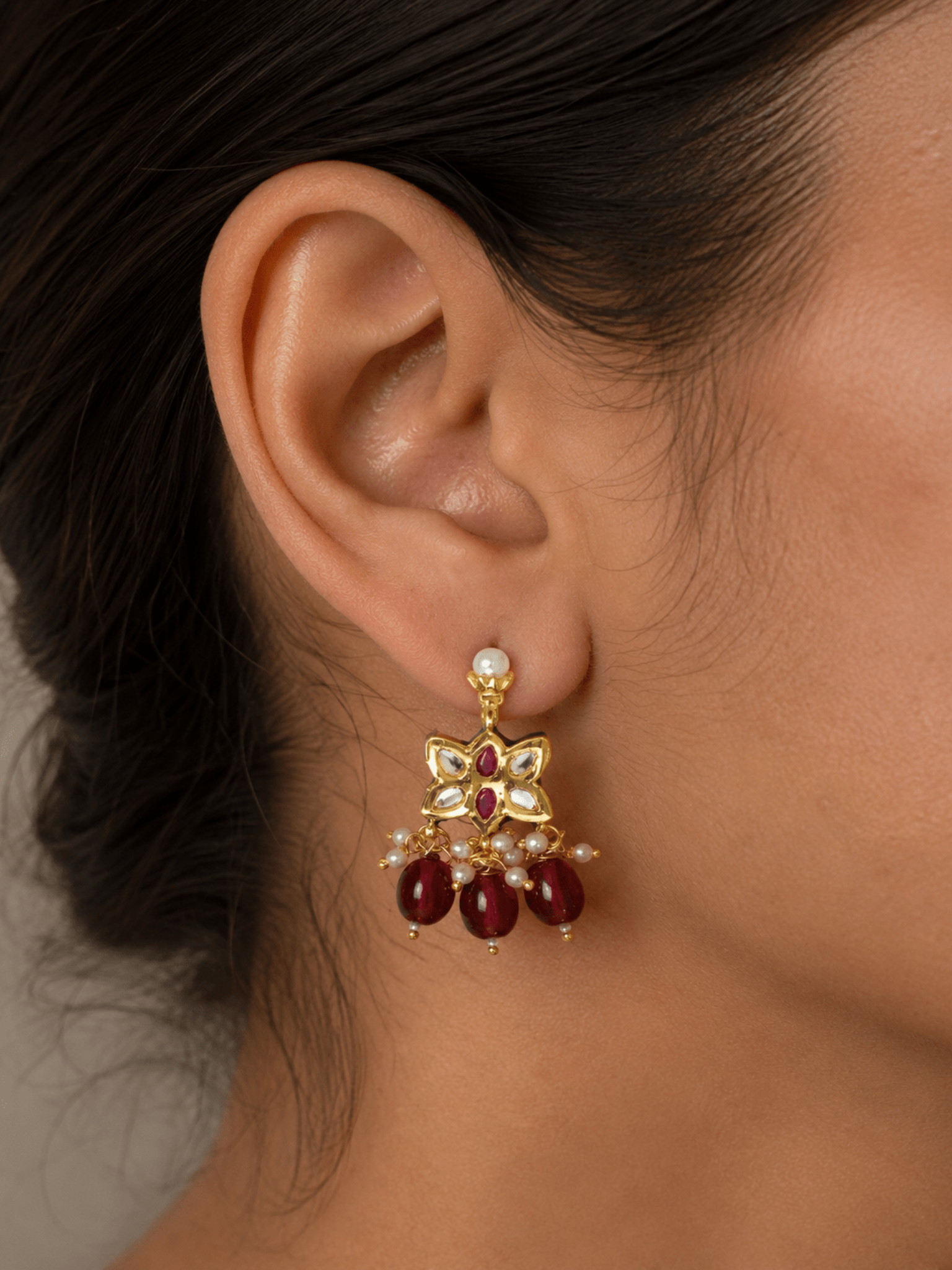 Gulbahar Earrings - Suramya Designs