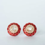 Gulnaar Enamel Studs - Suramya