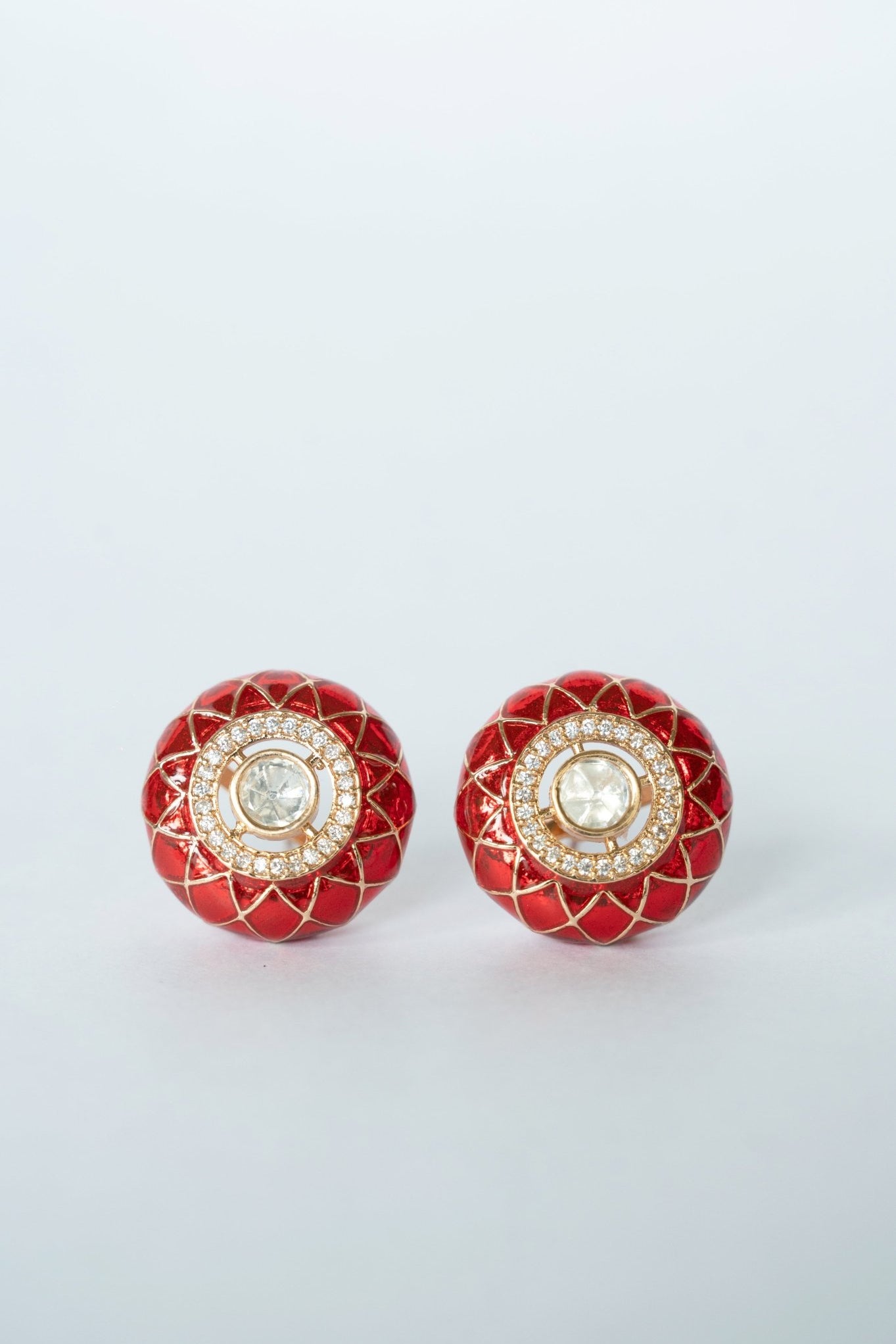 Gulnaar Enamel Studs - Suramya