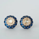 Gulnaar Enamel Studs - Suramya