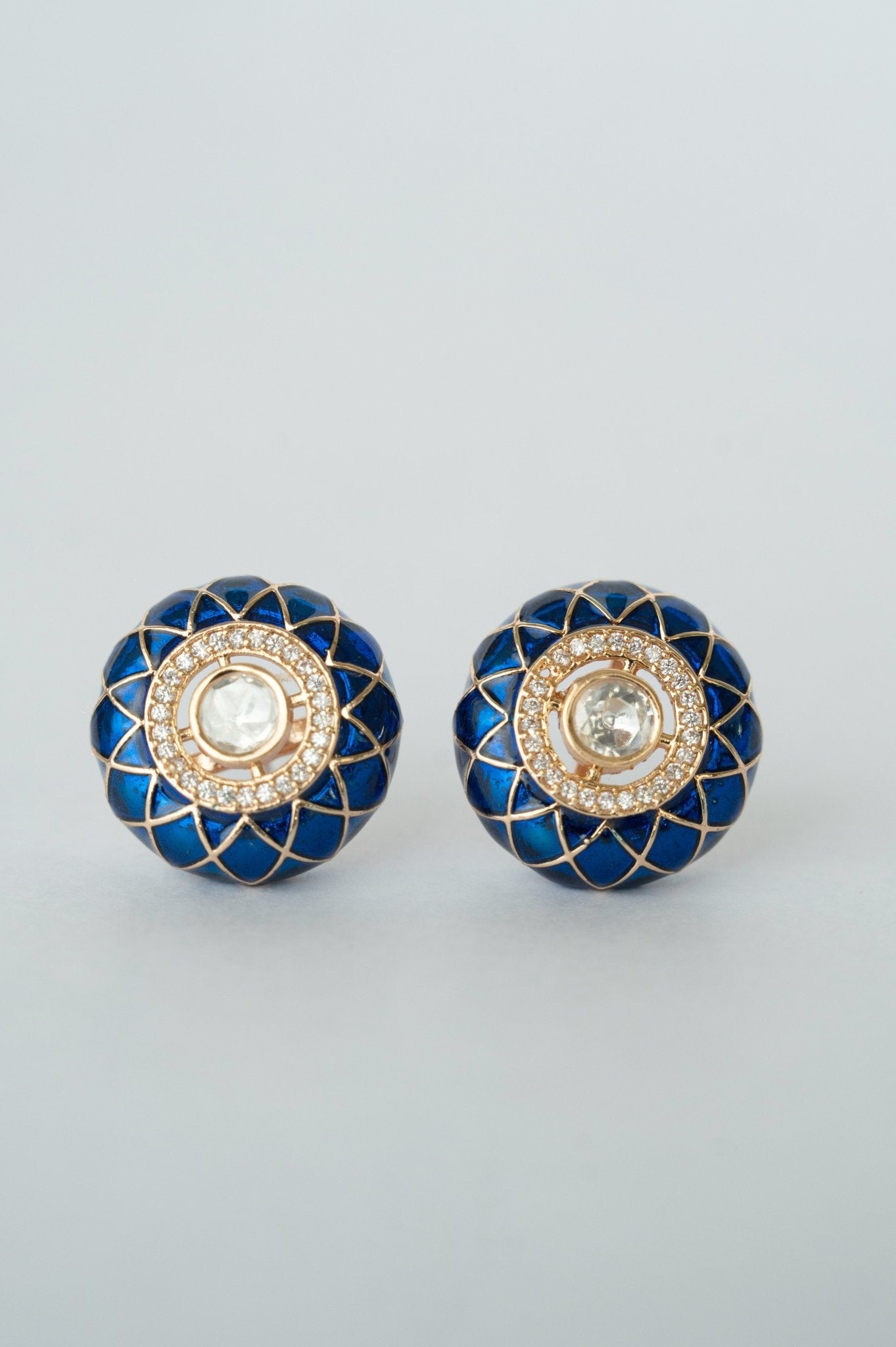 Gulnaar Enamel Studs - Suramya