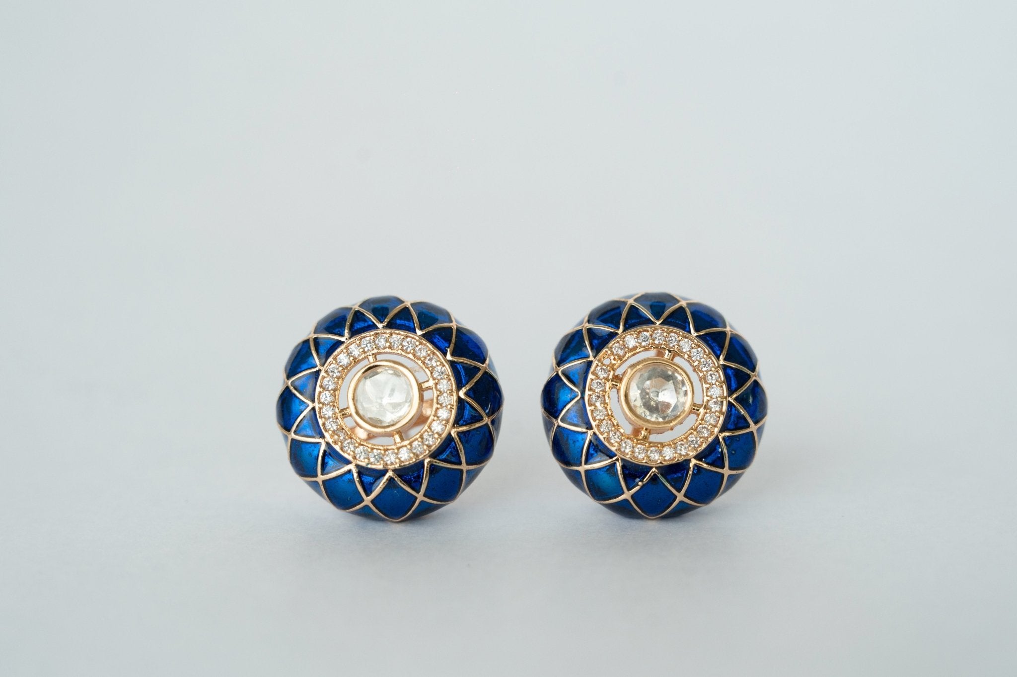 Gulnaar Enamel Studs - Suramya