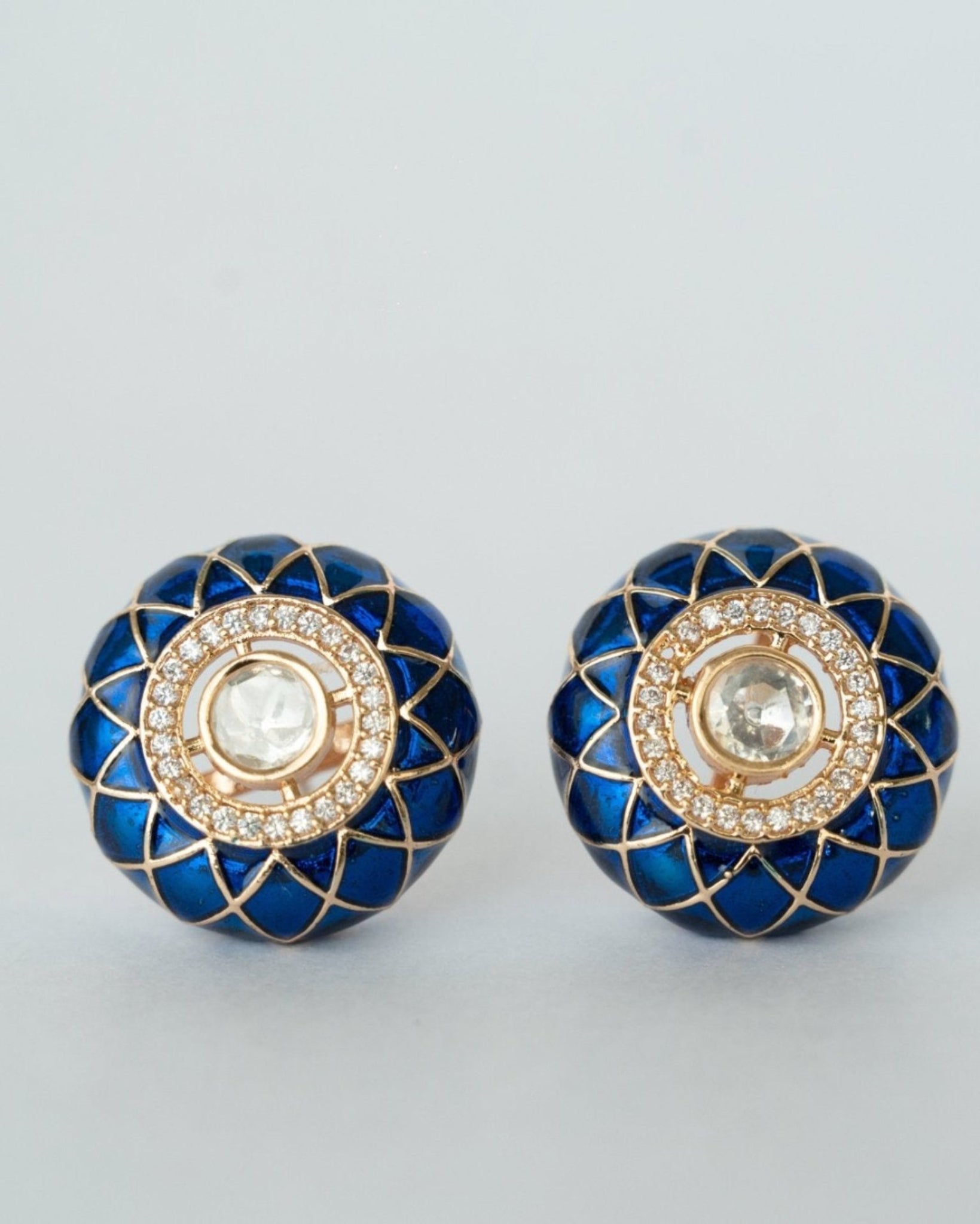 Gulnaar Enamel Studs - Suramya