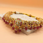 Heritage Ruby Kundan Hasli Choker Set - Suramya