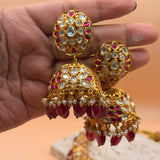 Heritage Ruby Kundan Hasli Choker Set - Suramya