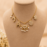 Indian Charms Necklace and earings - Suramya