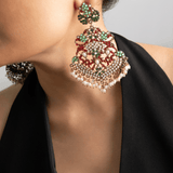 Jadau Statement Earrings - Suramya