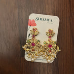 Jadua Navratan Floral Motif Pearl Choker Necklace - Suramya