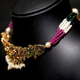 Jadua Navratan Kundan Choker Set - Suramya