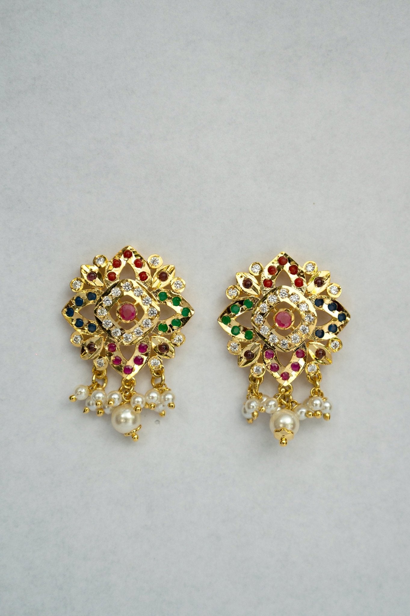 Jadua Navratan Kundan Choker Set - Suramya