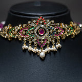 Jadua Navratan Kundan Choker Set - Suramya
