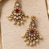 Laalima Pearl Chandbalis - Suramya Designs