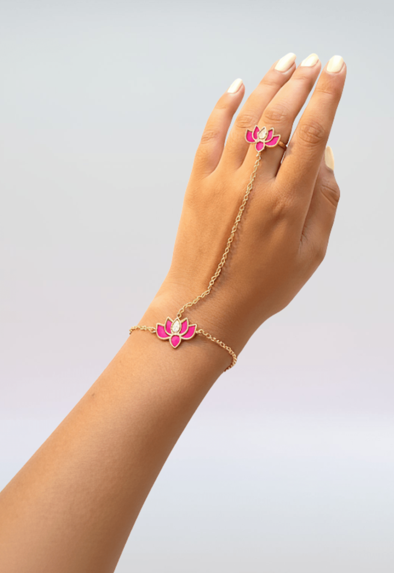 Lotus Hand Chain - Suramya