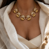 Lotus necklace Necklace Set (Necklace & Earrings)