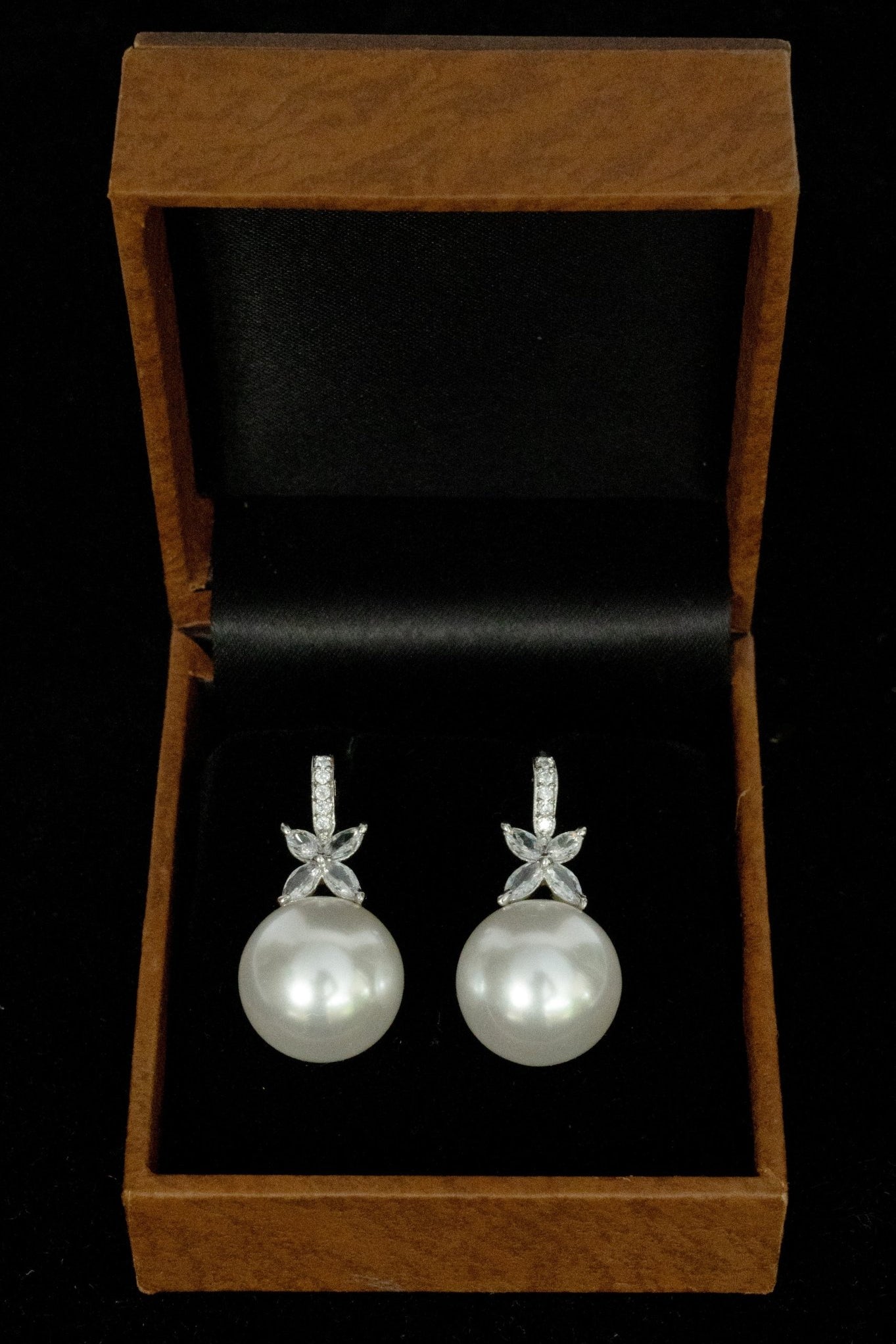 Luxe Pearl Drop Earrings - Suramya