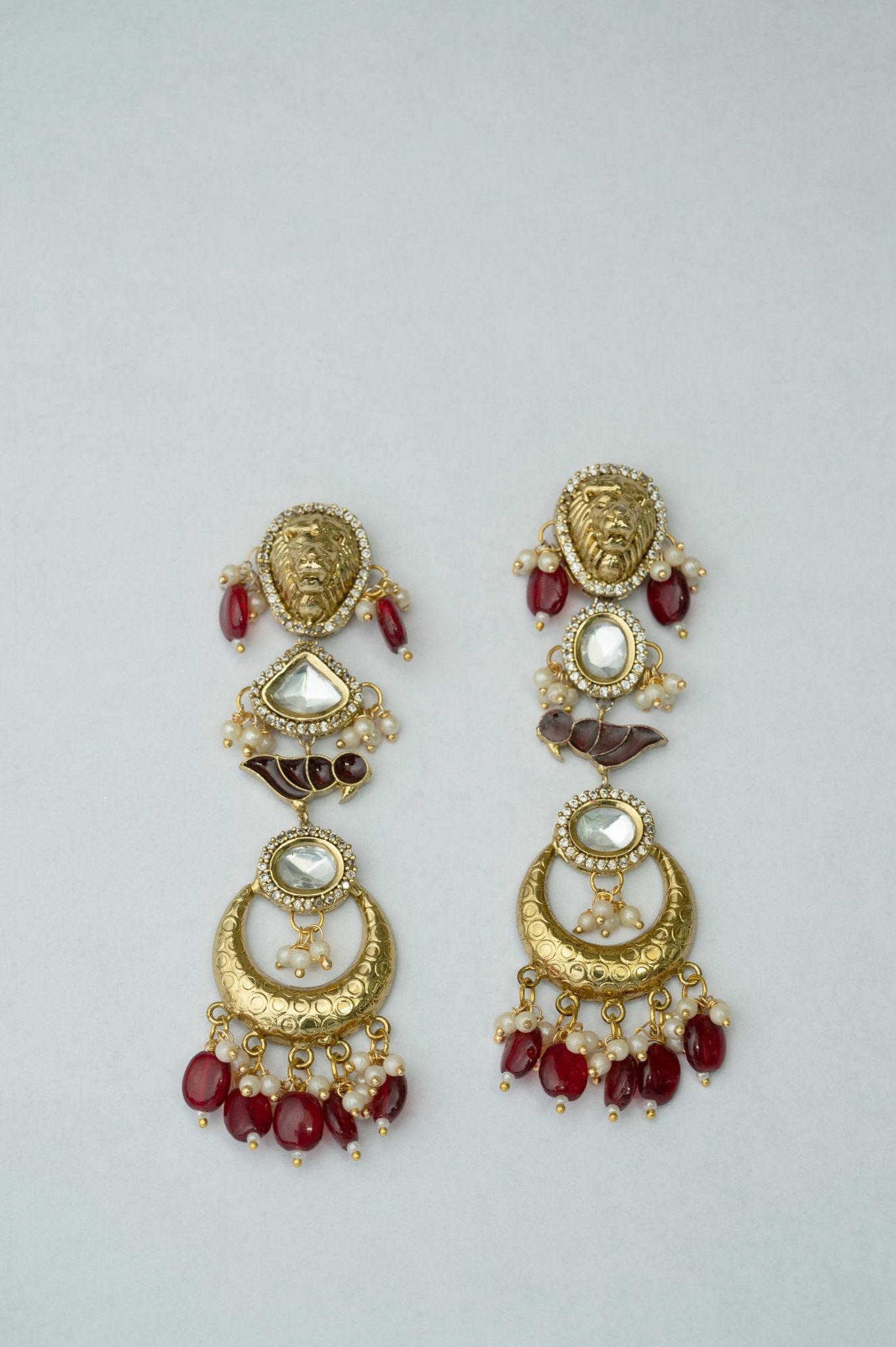 Maharani Roar Chandbalis - Suramya