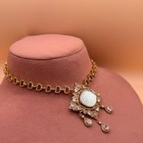 Moonstone & Victorian Necklace Set - Suramya