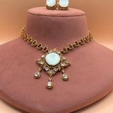 Moonstone & Victorian Necklace Set - Suramya