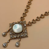 Moonstone & Victorian Necklace Set - Suramya