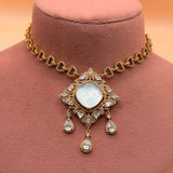 Moonstone & Victorian Necklace Set - Suramya