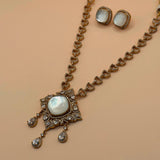 Moonstone & Victorian Necklace Set - Suramya