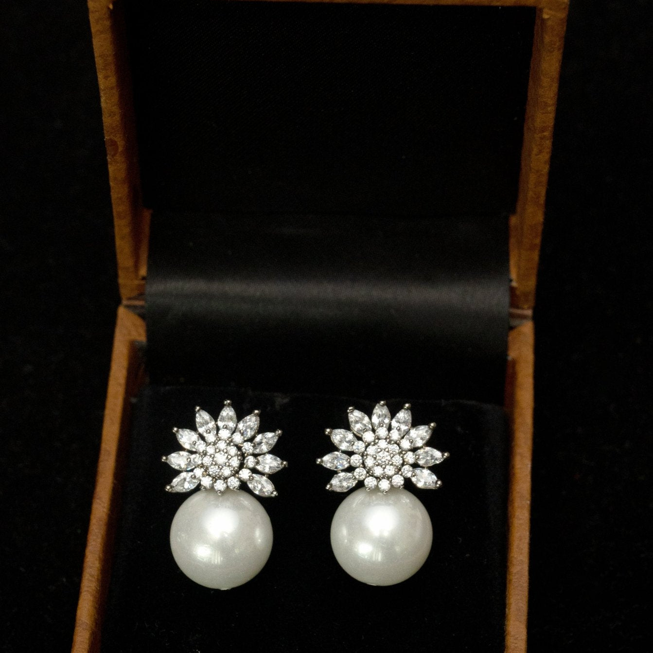 Pearl Blossom Earrings - Suramya