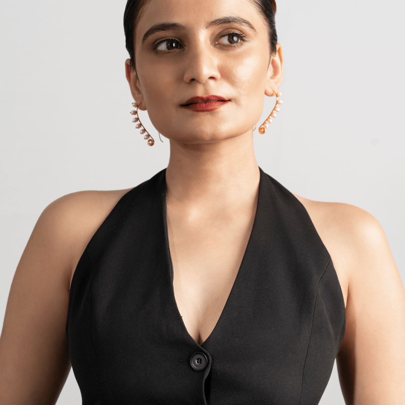 Pearl Hook Earrings - Suramya