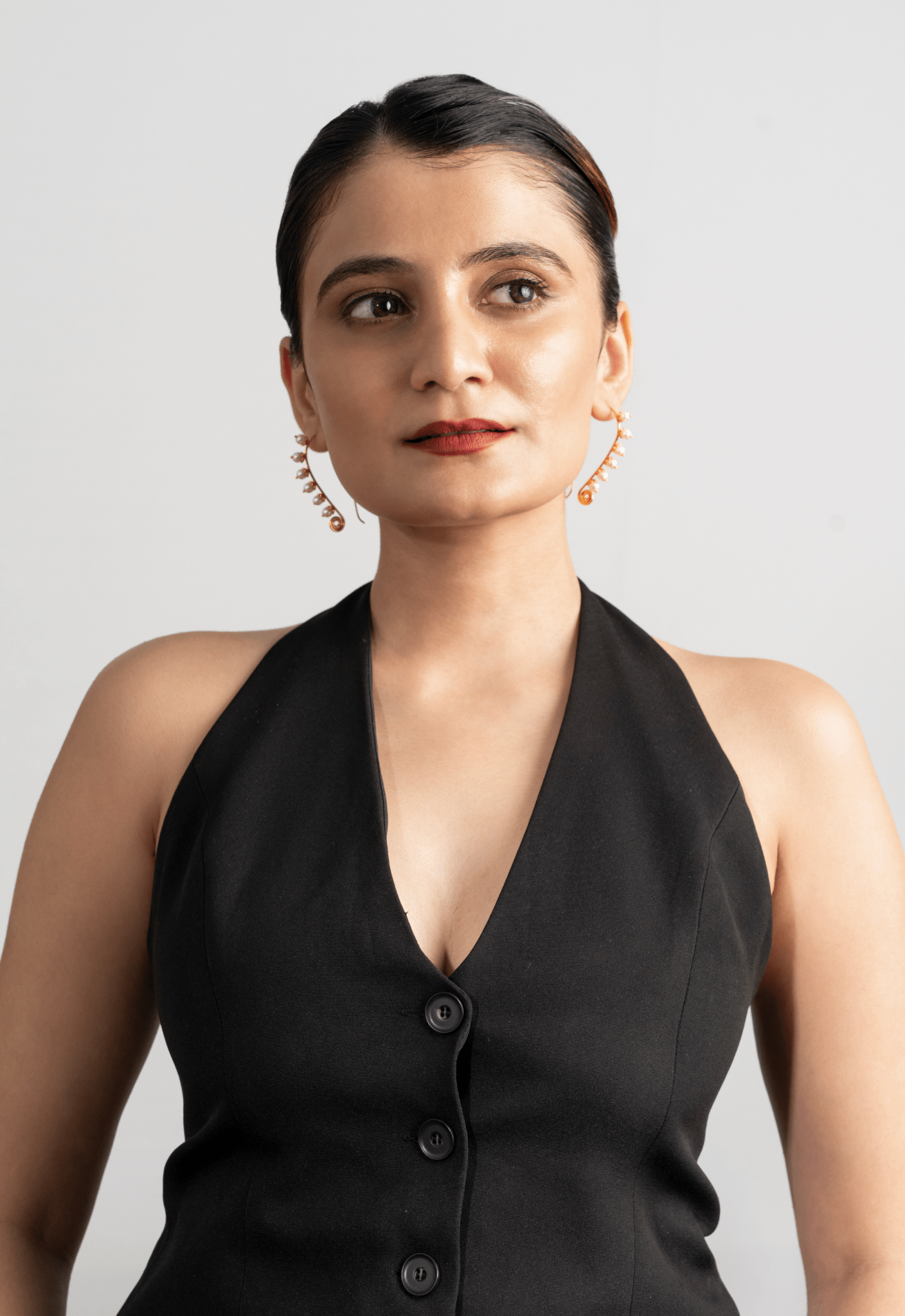 Pearl Hook Earrings - Suramya