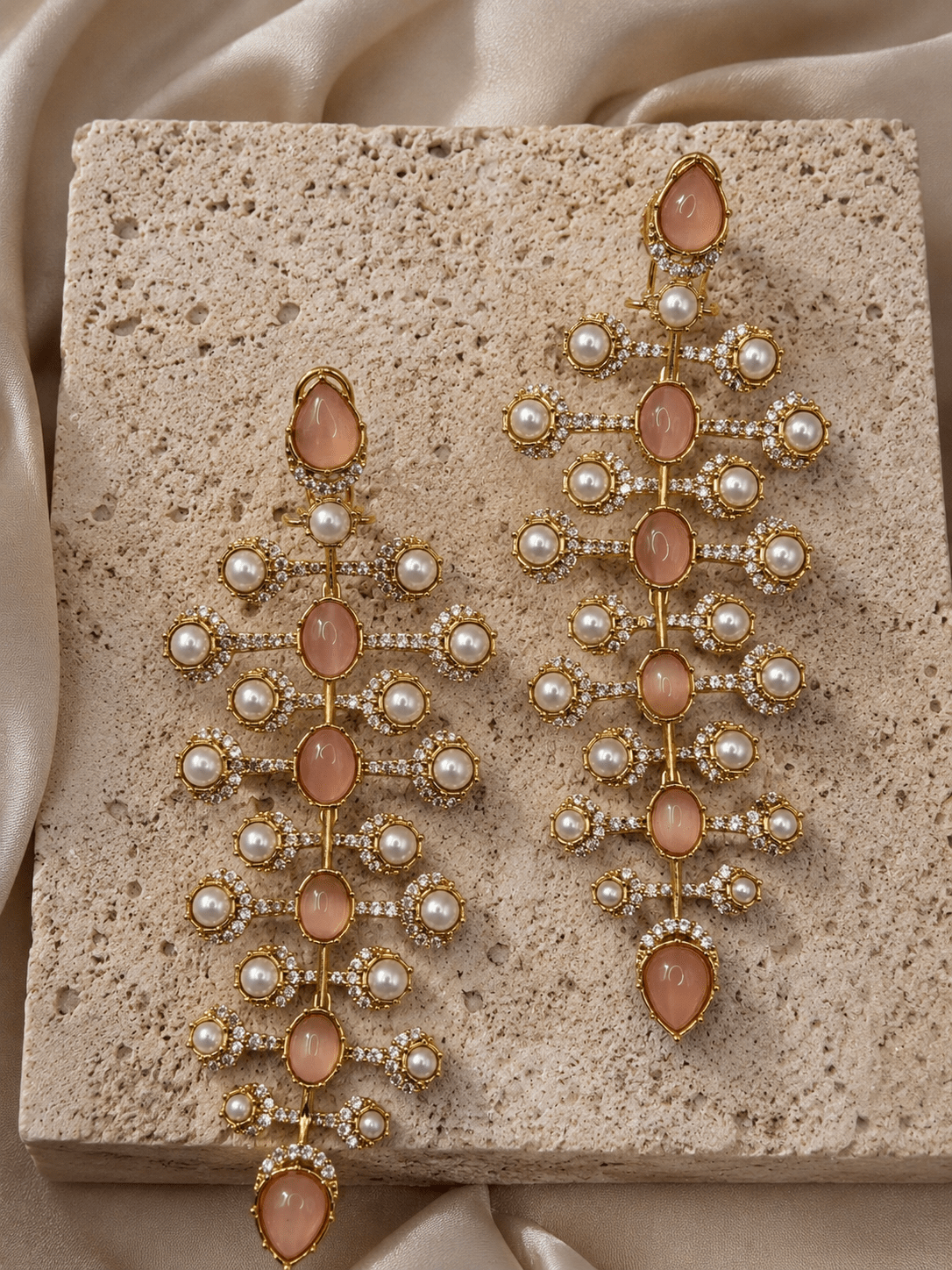 Pearl Vine Chandeliers - Suramya Designs