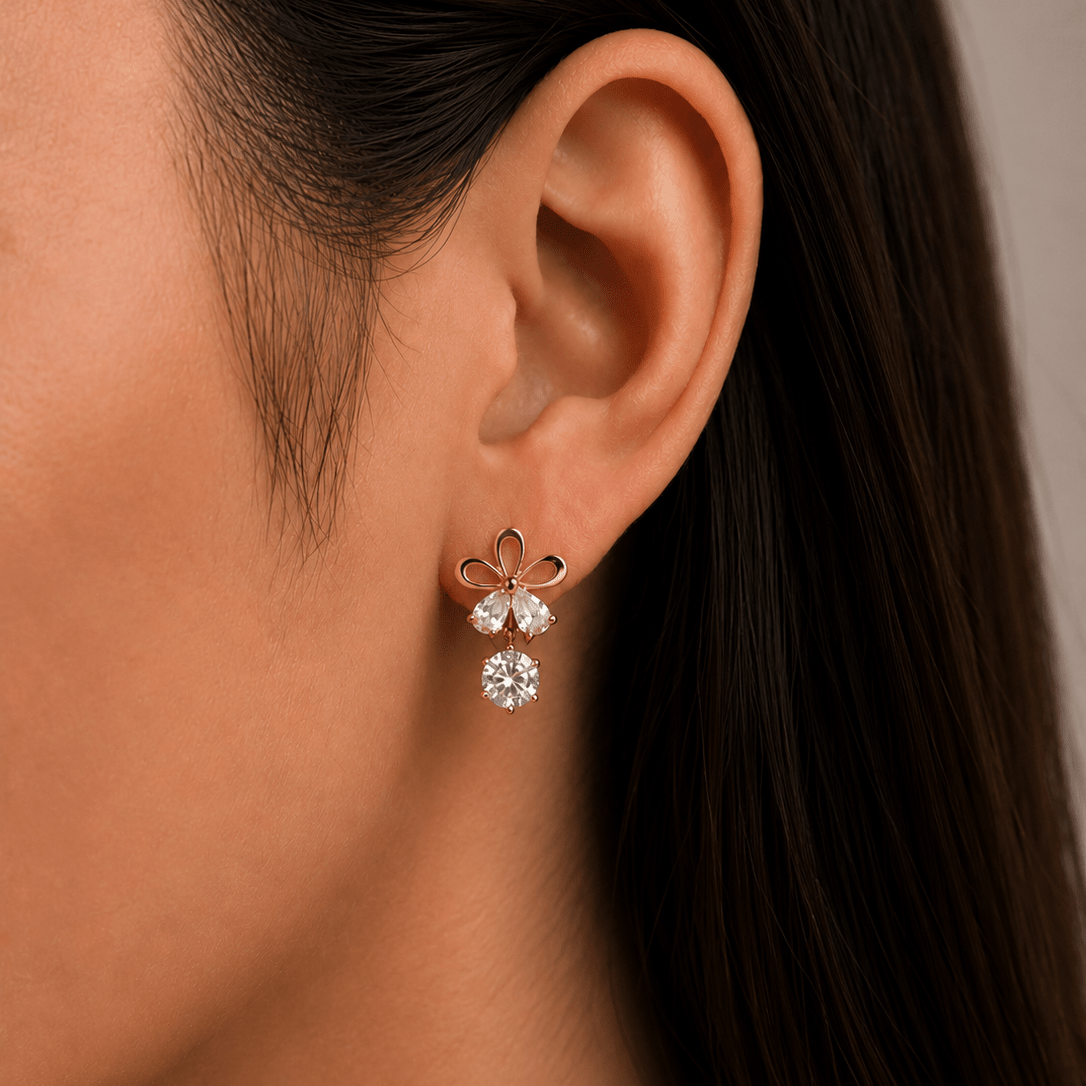 Petite Floral Studs - Suramya Designs