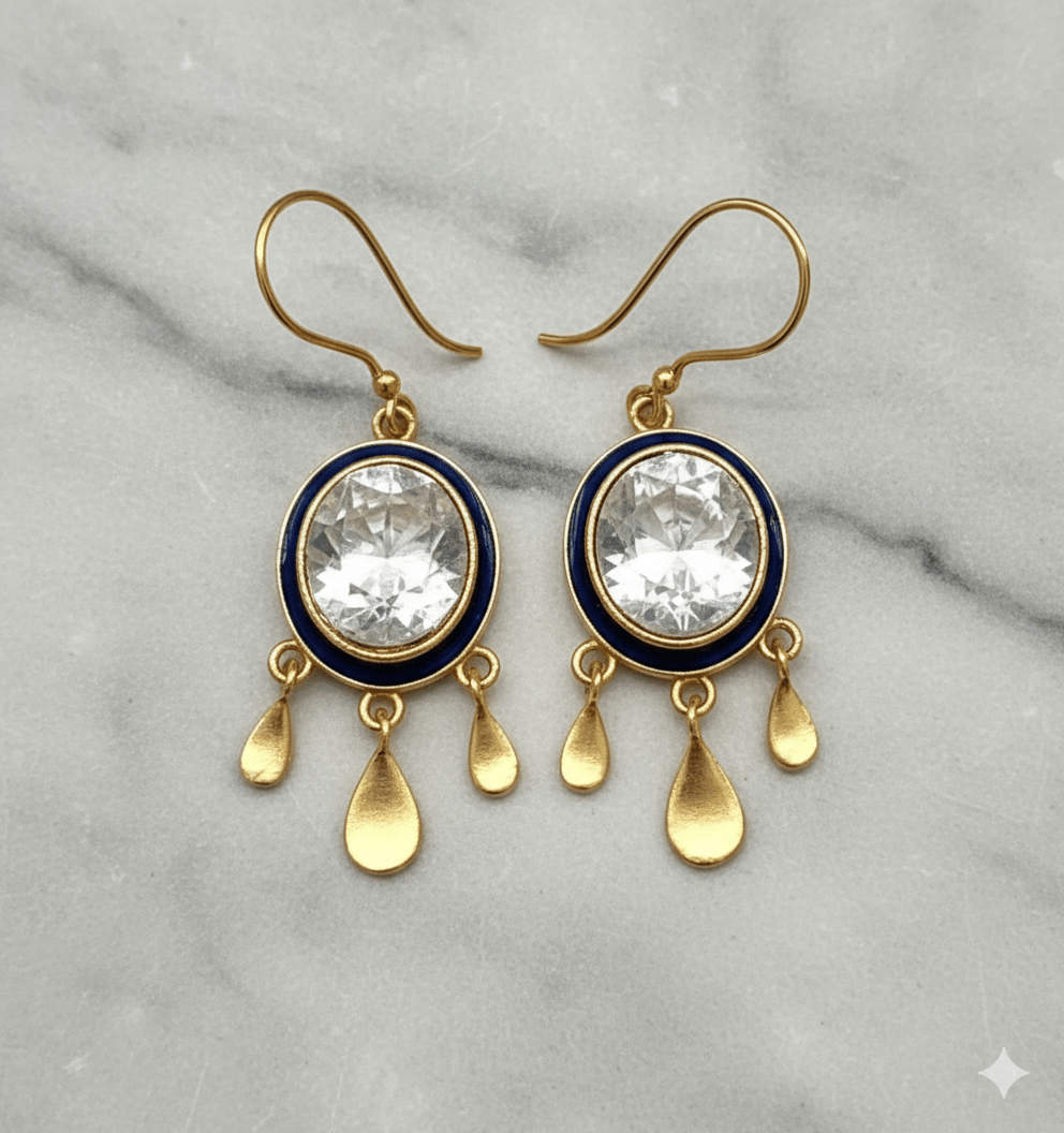 Polki & Enamel Choker set - Suramya