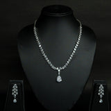 Queen K Diamond Necklace Set - Suramya