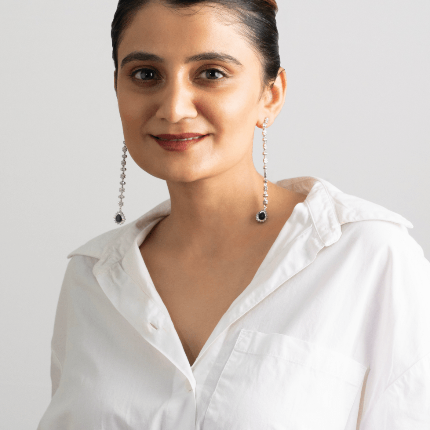 Radiant Floral Chandelier Earrings - Suramya