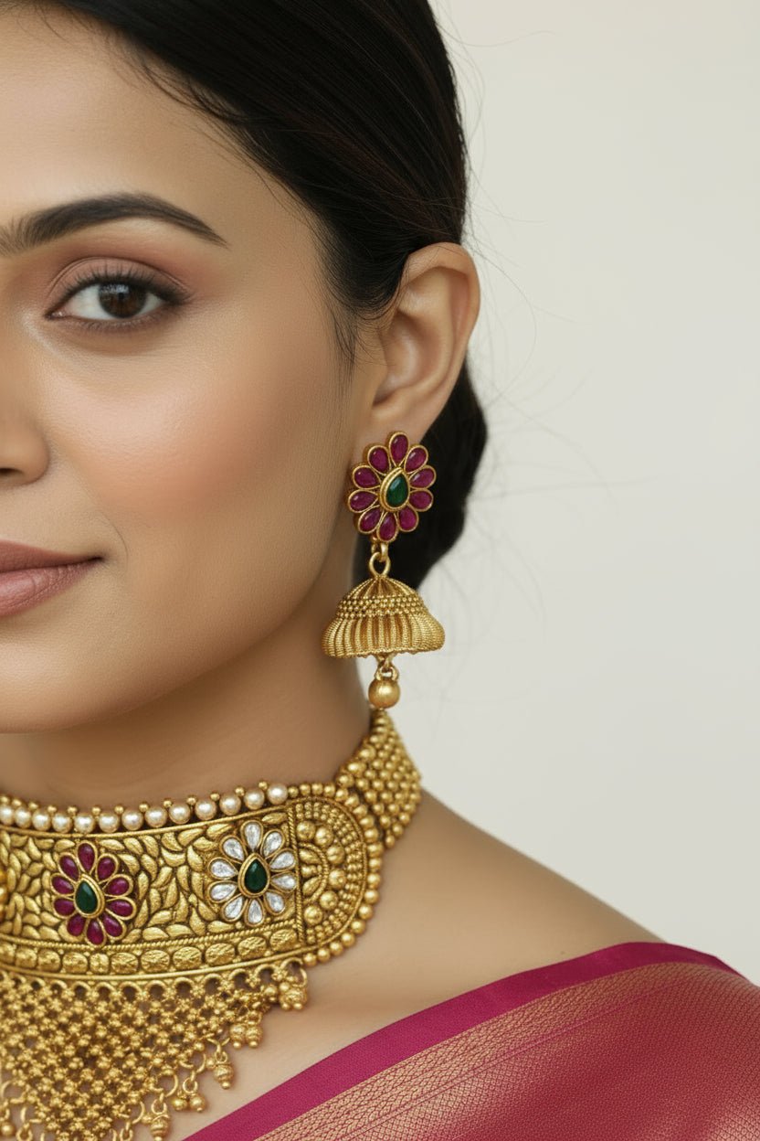 Rajputi Aad heritage Choker Set - Suramya