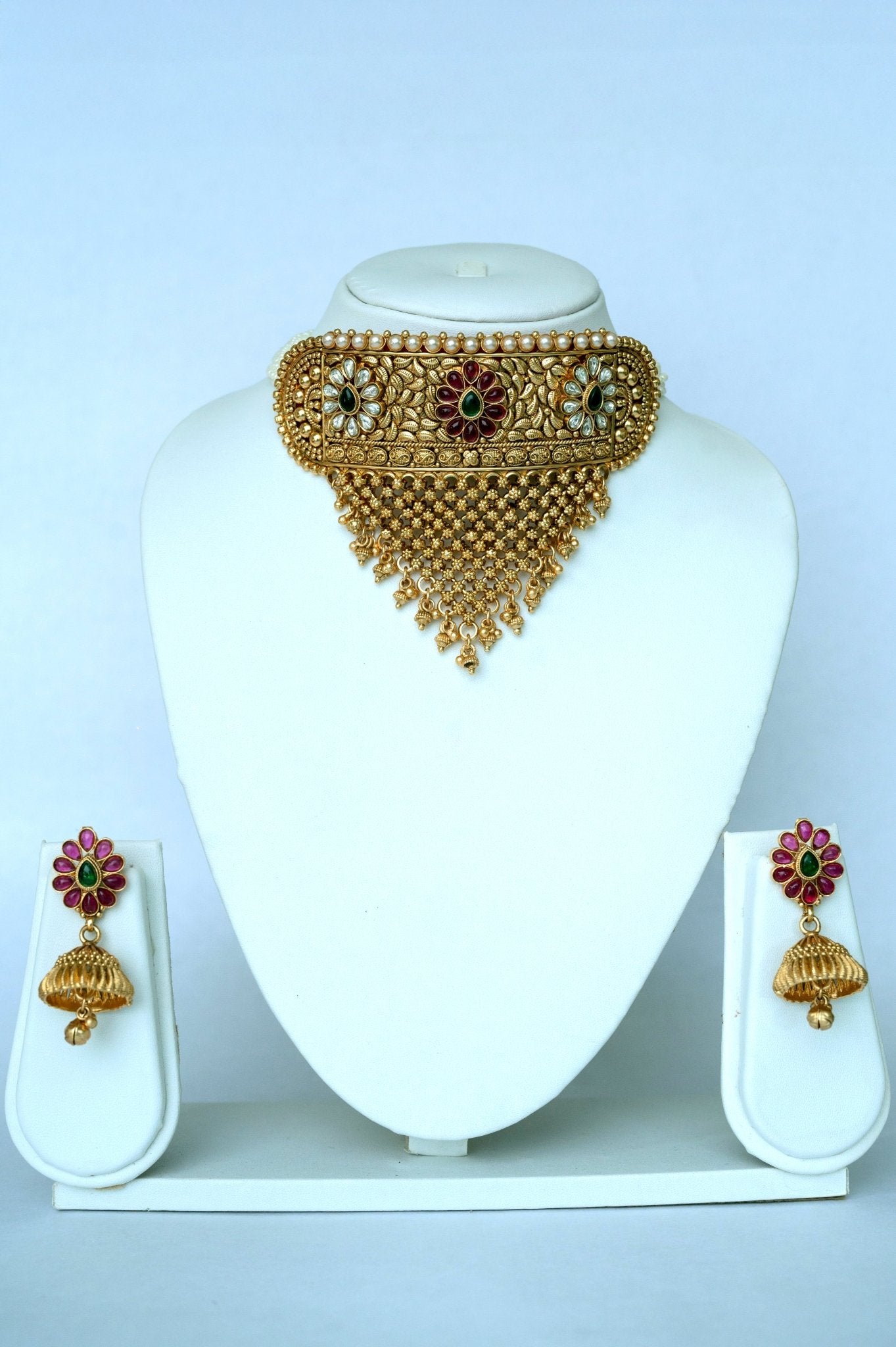 Rajputi Aad heritage Choker Set - Suramya