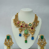 Royal Enamel Heritage Necklace Set - Suramya