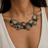 Sabyasachi-Inspired Maharani Navratan Necklace - Suramya Designs