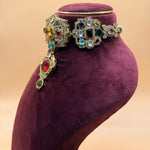 Sabyasachi-inspired Royal Durbar Choker & Earrings - Suramya