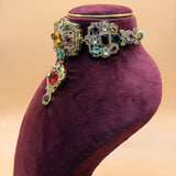 Sabyasachi-inspired Royal Durbar Choker & Earrings - Suramya