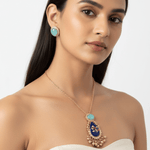 Single bird pendant set - Suramya